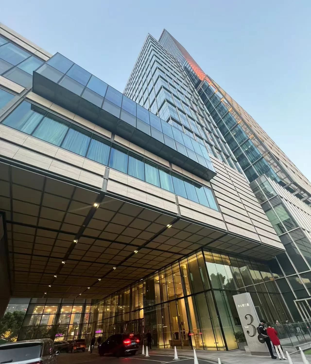 Bürogebäude von VOELPKER Shanghai, Eingang