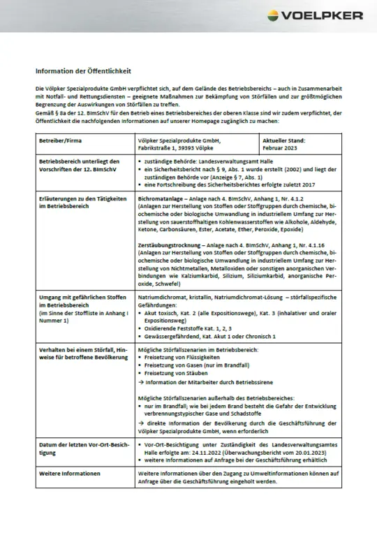 [Translate to Chinesisch:] Information der Öffentlichkeit